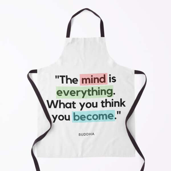 Item preview, "The mind is everything. What you think you become." - Buddha Quote designed and sold by Bananobanini.