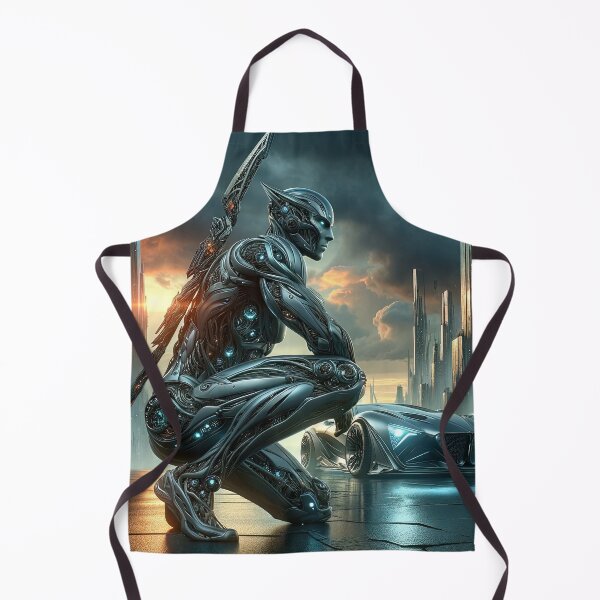 Item preview, Guardian of Tomorrow: Sentry of the Neon Metropolis designed and sold by artwaves.