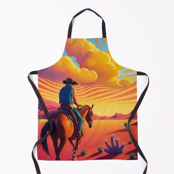 Item preview, Desert Heat with Cowboy Graphic Design designed and sold by Pawel Oska.