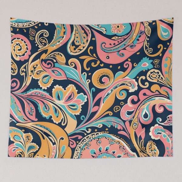 Item preview, Paisley Panache - Vibrant Elegance designed and sold by Cominu-Arts.