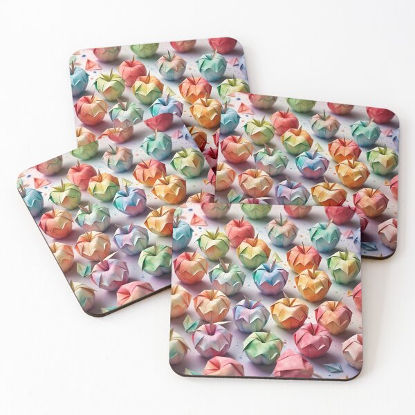 Item preview, Origami Apples Pattern designed and sold by ShaViArt.