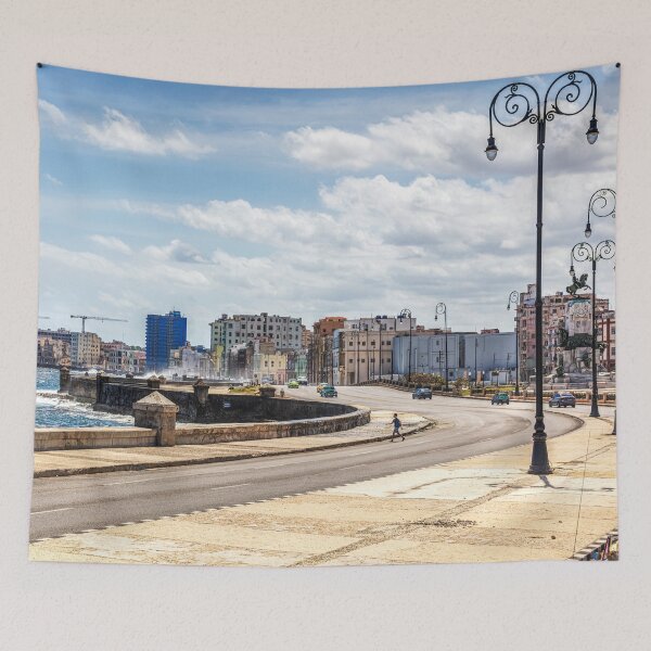 Item preview, The Malecon, Winding Road, Havana, Cuba designed and sold by Paul Thompson Photography.