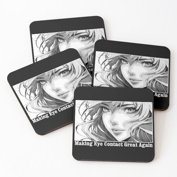 Item preview, Anime Eyes, Girl Looking, Catchy Phrase, Making Eye Contact Great Again, Funny designed and sold by AmeliasDreams.