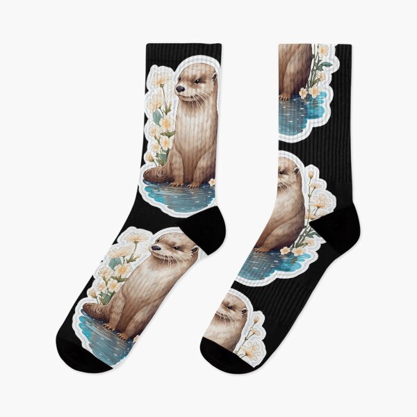 Artikelvorschau, Ukiyo-Flussotter entworfen und verkauft von MiduImages.