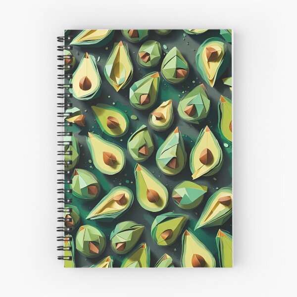 Item preview, Origami Avocado Pattern designed and sold by ShaViArt.