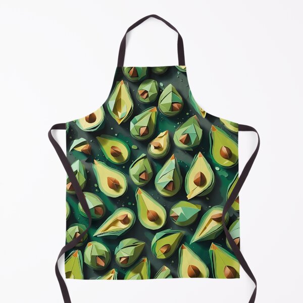 Item preview, Origami Avocado Pattern designed and sold by ShaViArt.