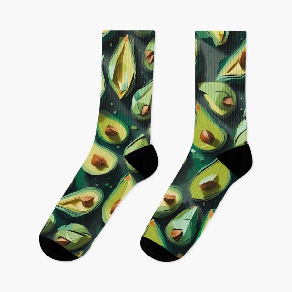 Item preview, Origami Avocado Pattern designed and sold by ShaViArt.