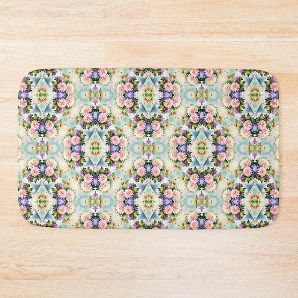 Item preview, Painting of Orange and Lilac Chrysanthemum Flowers Seamless Pattern designed and sold by Petalandfur.