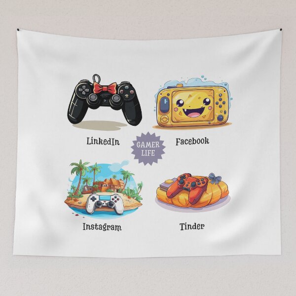 Item preview, Gamer Life meme designed and sold by aipolohu.