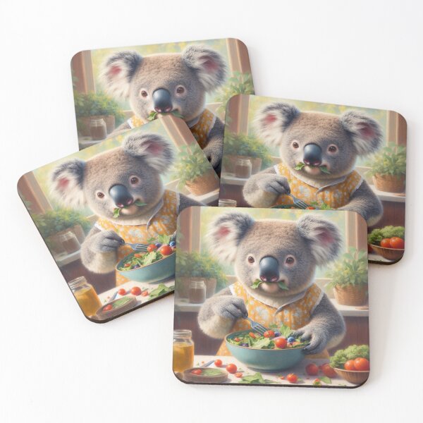 Item preview, Koala Eating Salad designed and sold by CrankyOldDude.