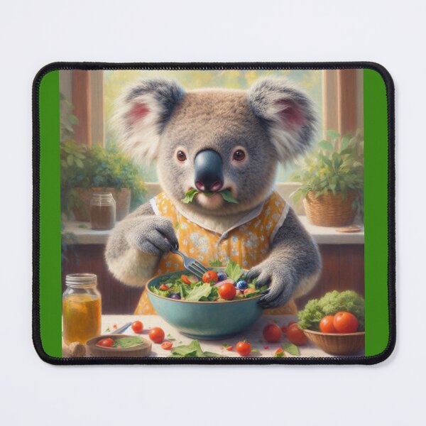 Item preview, Koala Eating Salad designed and sold by CrankyOldDude.