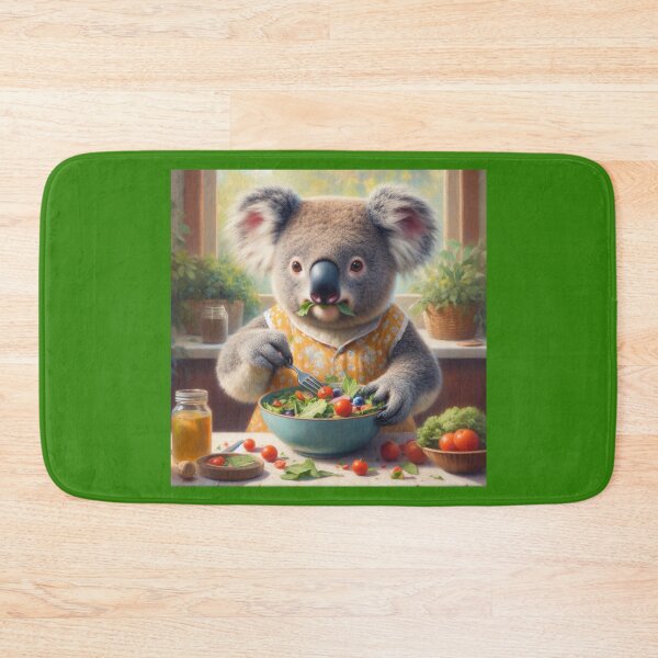 Item preview, Koala Eating Salad designed and sold by CrankyOldDude.