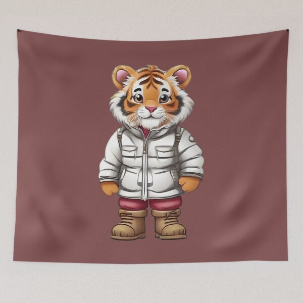 Item preview, Fluffy Feline Bliss: Adorable Tiger Cub Collections designed and sold by nadeem4design.