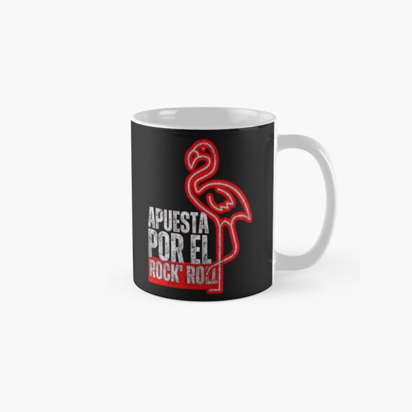 Vista previa del artículo con la obra «Frase en español: Apuesta por el rock and roll con flamenco rojo. », diseñado y vendido por Rebeldía Pura.