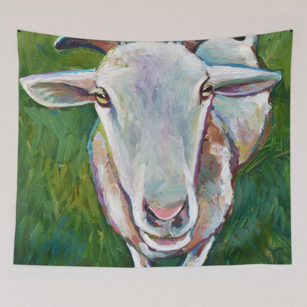 Item preview, Serta the Sheep who looks like a Goat designed and sold by RobertPhelpsArt.