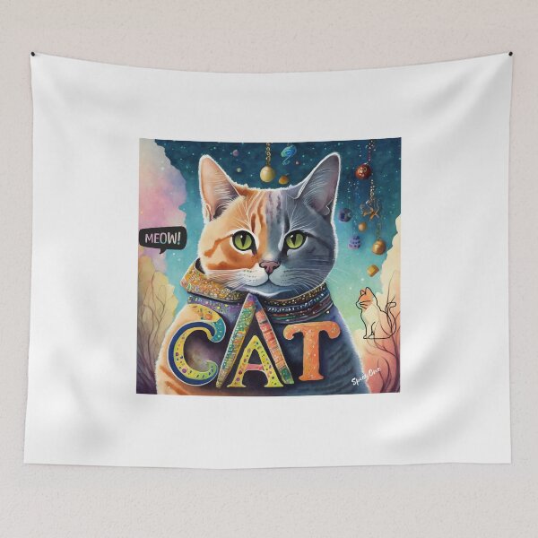 Item preview, Enchanting Cat Sticker Creations designed and sold by SpicyOne.