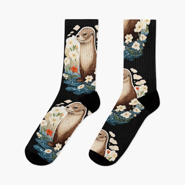 Artikelvorschau, Ukiyo-Flussotter entworfen und verkauft von MiduImages.