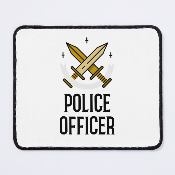Item preview, Police Officer Design with Two Sword designed and sold by PRIVARSHU.