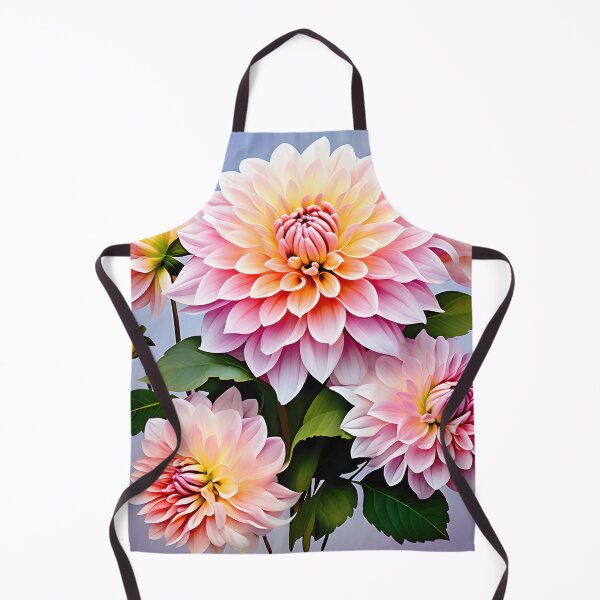 Item preview, Painting of Pink Dahlia Flowers designed and sold by Petalandfur.