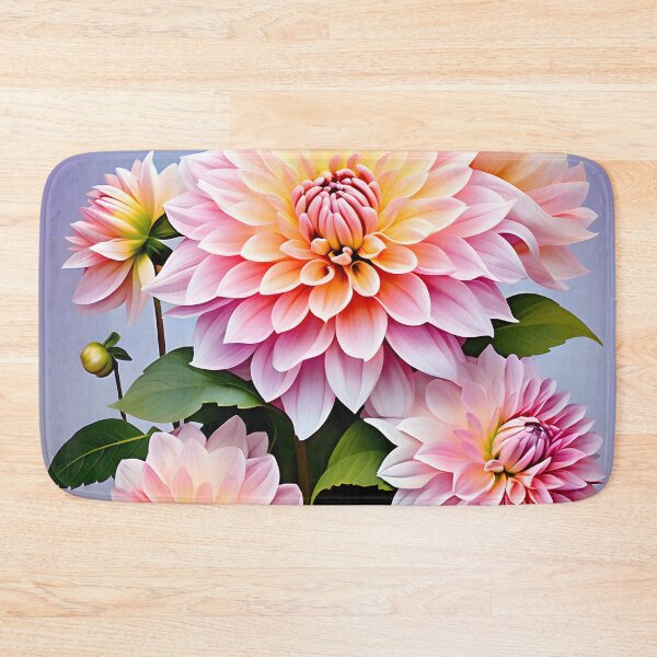 Item preview, Painting of Pink Dahlia Flowers designed and sold by Petalandfur.