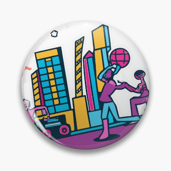 Item preview, Hip Hop City Skyline Dance Party designed and sold by NiftyWrx.