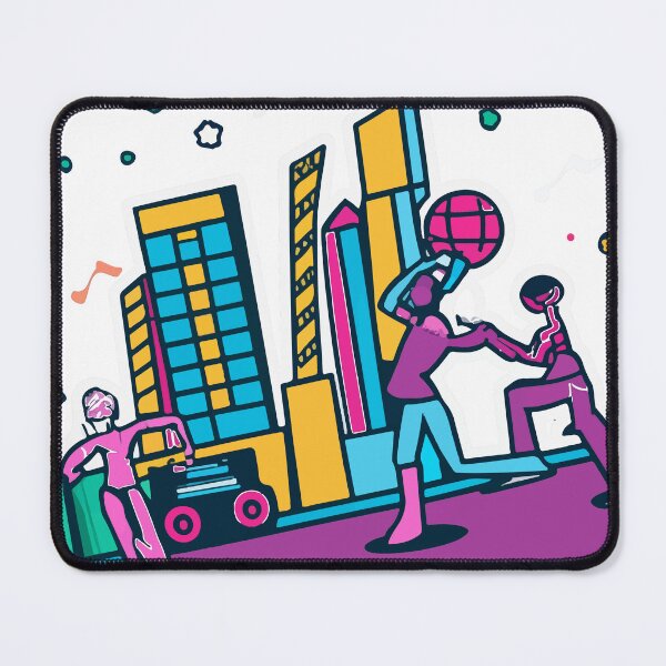 Item preview, Hip Hop City Skyline Dance Party designed and sold by NiftyWrx.