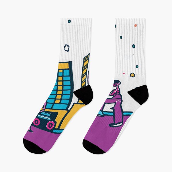 Item preview, Hip Hop City Skyline Dance Party designed and sold by NiftyWrx.