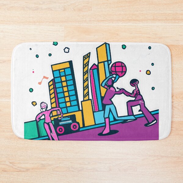 Item preview, Hip Hop City Skyline Dance Party designed and sold by NiftyWrx.