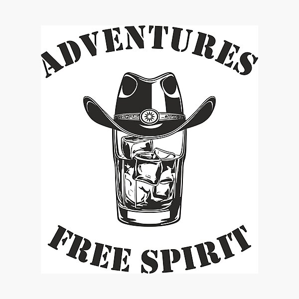 Item preview, Cowboy Whiskey. Adventures of Free Spirit designed and sold by Aceofspace3000.