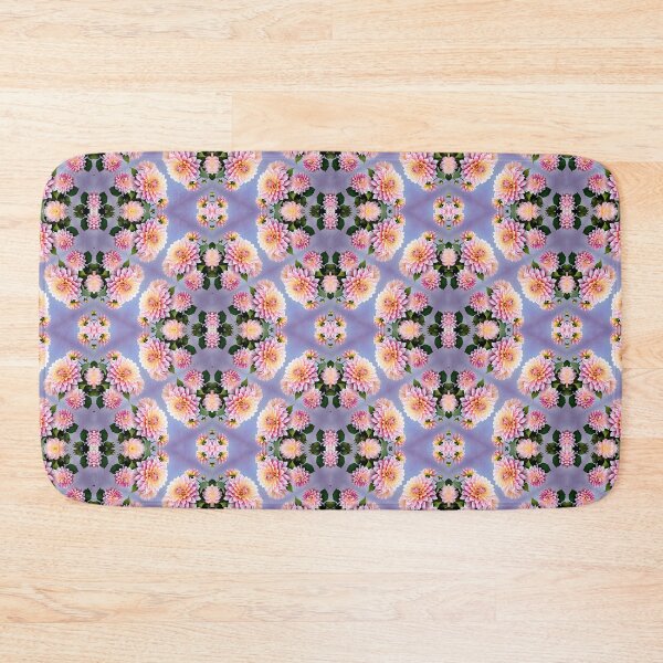 Item preview, Painting of Pink Dahlia Flowers Seamless Pattern designed and sold by Petalandfur.