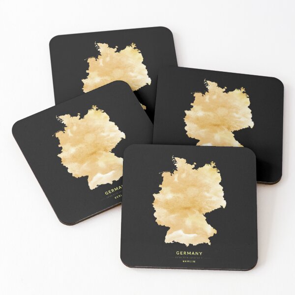 Item preview, Germany map in gold color designed and sold by Jerhus.