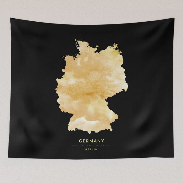 Item preview, Germany map in gold color designed and sold by Jerhus.