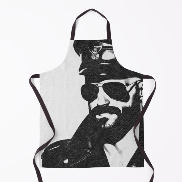 Item preview, 1940 Mustached Leather Daddy Aviator Glasses Fighter Pilot LGBTQ Gay Pride Graphic Design designed and sold by ItsAKinkThing.