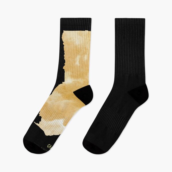 Item preview, Ghana map in gold color designed and sold by Jerhus.