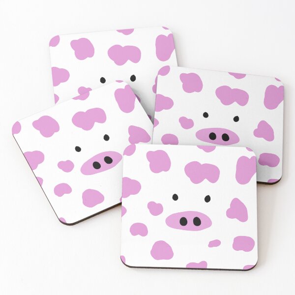 Item preview, cerdo con formas irregulares color rosado  designed and sold by ArtKar.