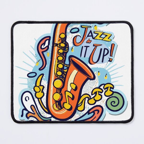 Item preview, Jazz It Up - Groovy Saxophone Comic Style Illustration designed and sold by NiftyWrx.