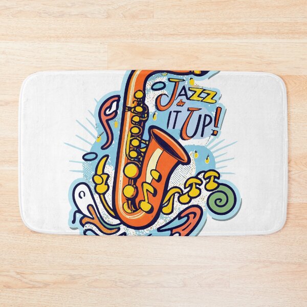 Item preview, Jazz It Up - Groovy Saxophone Comic Style Illustration designed and sold by NiftyWrx.