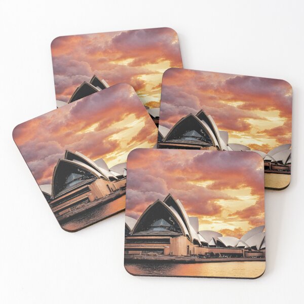 Item preview, Sydney Opera Sunset Autralia Travel Poster designed and sold by CyberArtistOne.