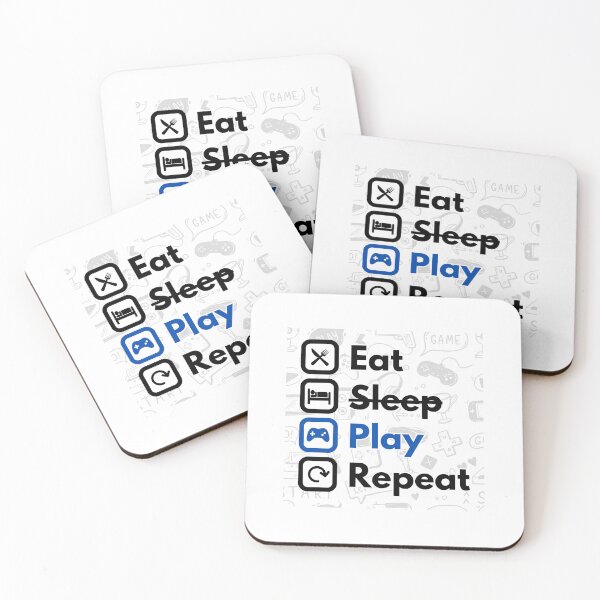 Item preview, Eat Sleep Play Repeat designed and sold by aipolohu.