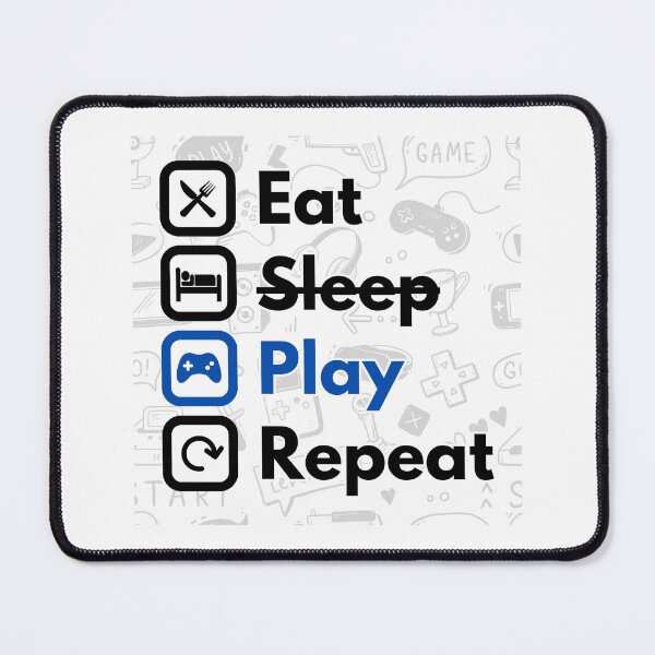 Item preview, Eat Sleep Play Repeat designed and sold by aipolohu.