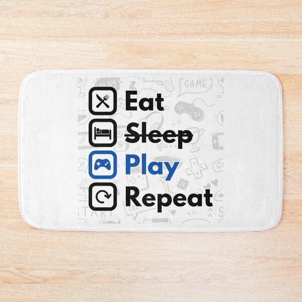 Item preview, Eat Sleep Play Repeat designed and sold by aipolohu.