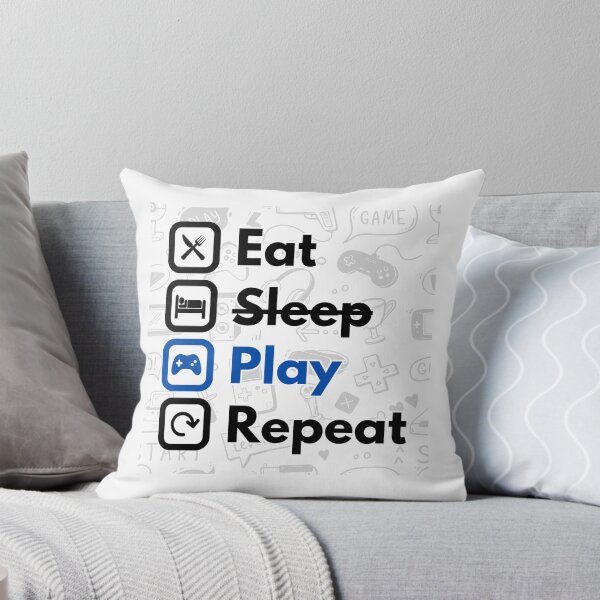 Item preview, Eat Sleep Play Repeat designed and sold by aipolohu.