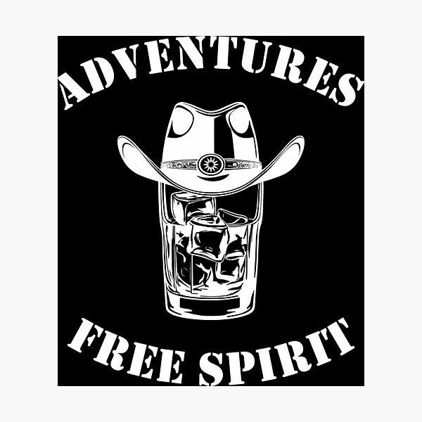 Item preview, Cowboy Whiskey. Adventures of Free Spirit designed and sold by Aceofspace3000.