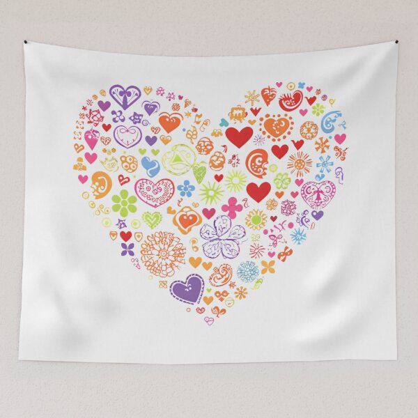 Item preview, Valentine's Melange of Hearts designed and sold by AI-Only Creations.
