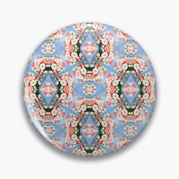 Item preview, Painting of White and Pink Daisy Flowers Seamless Pattern designed and sold by Petalandfur.
