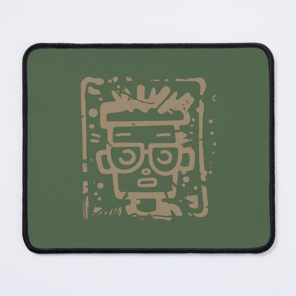 Item preview, Boy with glasses. Children's drawing. Retro designed and sold by Tsifra.