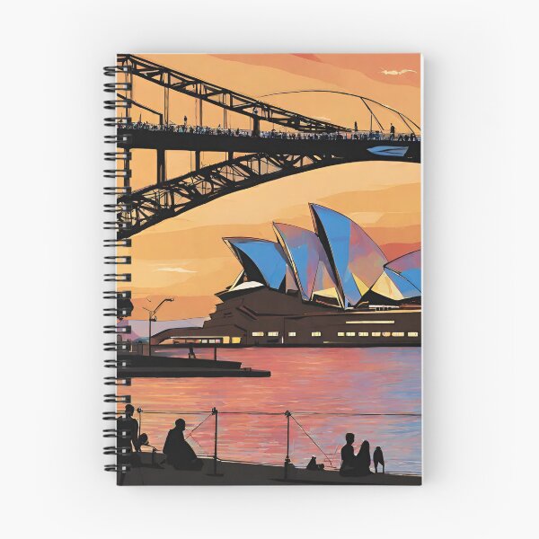 Item preview, Sydney Opera Sunset Australia Aussie landscape designed and sold by CyberArtistOne.
