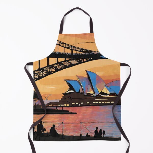 Item preview, Sydney Opera Sunset Australia Aussie landscape designed and sold by CyberArtistOne.
