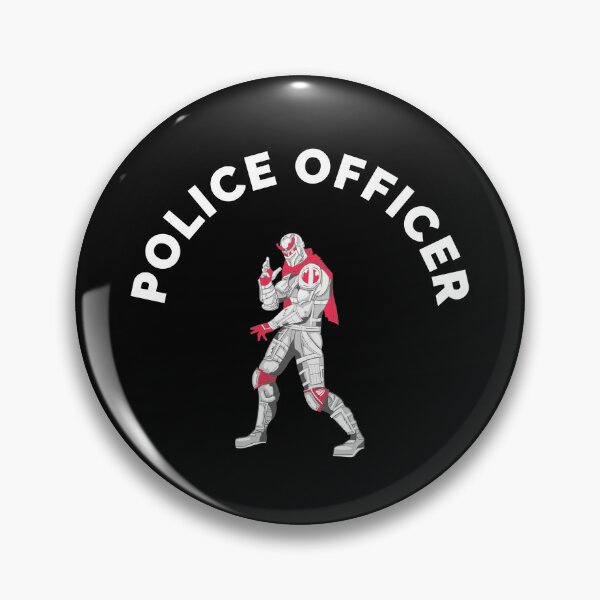 Item preview, Police Officer Design with Ninja Robot designed and sold by PRIVARSHU.