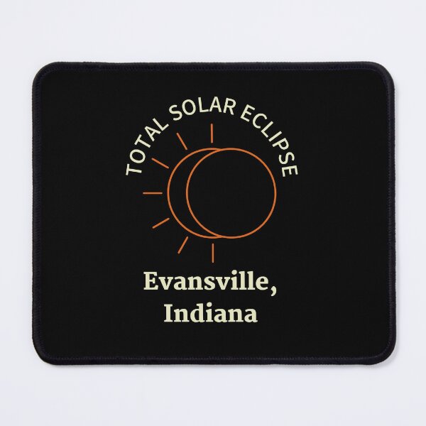 Item preview, Total Solar Eclipse Evansville, Indiana April 8th 2024 designed and sold by MimsTees.